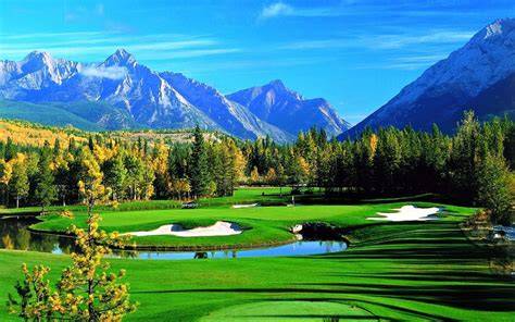 Golf Course Screen Background