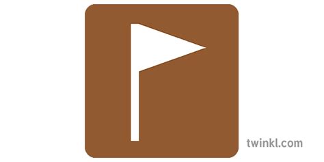 Golf Course Symbol On A Map