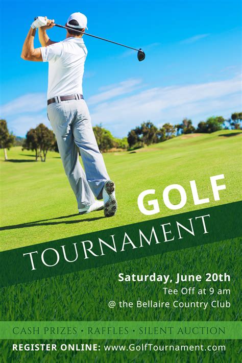 Golf Poster Template Free