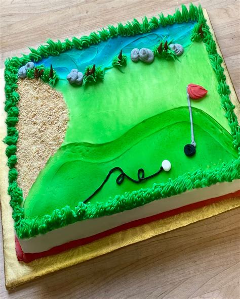 Golf Sheet Cake