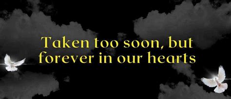 Gone Too Soon Rest In Peace Quotes