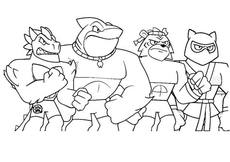 Goo Jit Zu Coloring Pages