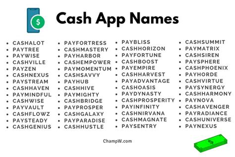 10 Stunning Cash App Names for Girls That Will Make You Stand Out!