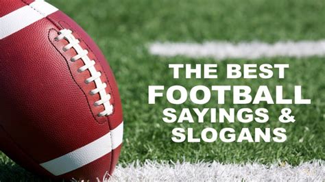 Good Football Phrases