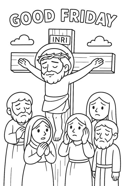 Good Friday Coloring Page