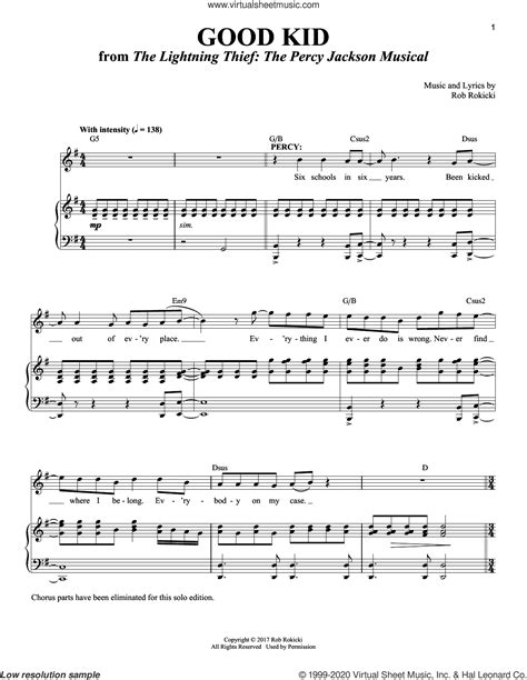 Good Kid Lyrics Percy Jackson