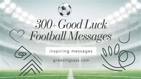 Good Luck Messages For Football