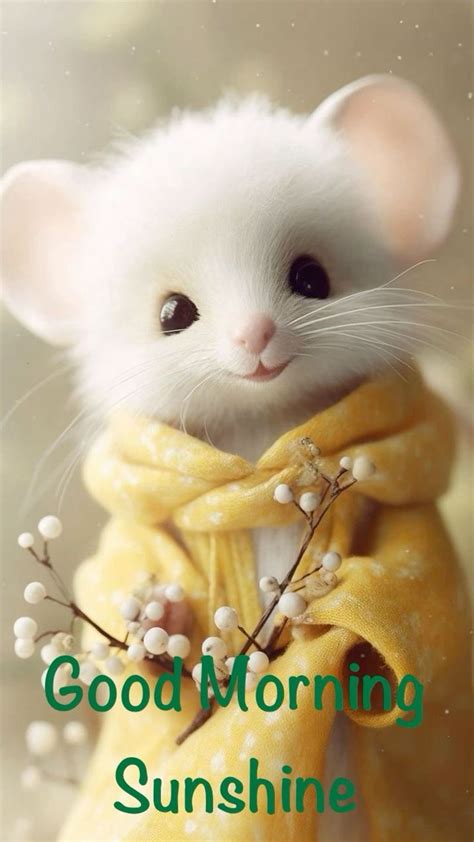 Good Morning Cute Animals Gif