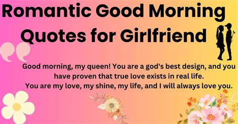 Good Morning Quotes For Your Girlfriend