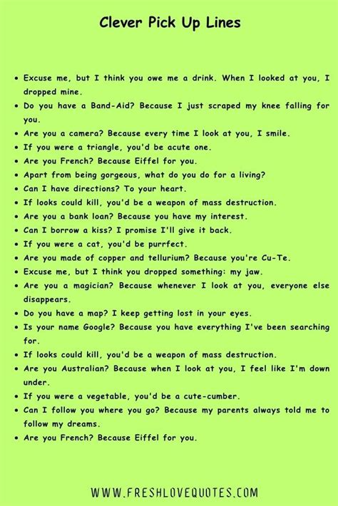 Good Pick Up Lines For Black Guys