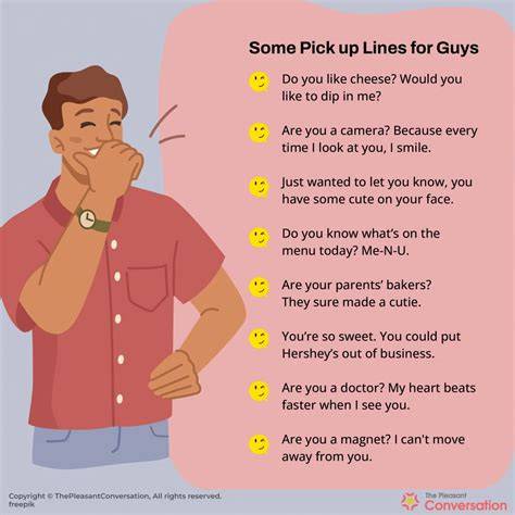 Good Pick Up Lines For Guys That Work