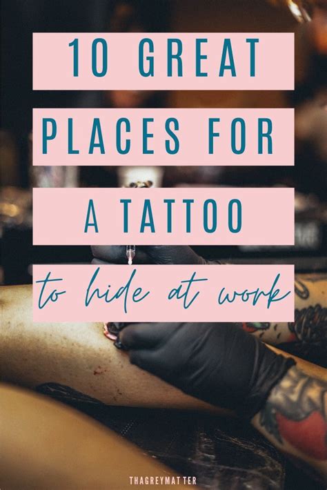 Good Places To Hide A Tattoo