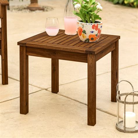 Good Prices Outdoor Wood Side Table