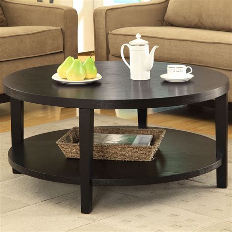 Good Prices Round Wood Coffee Table Sets