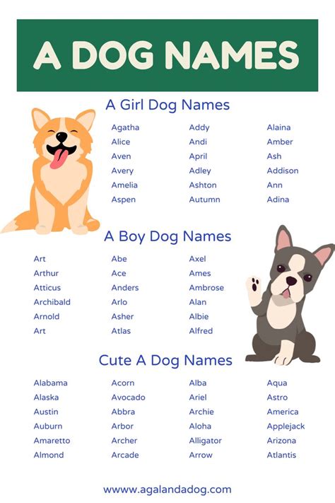 Good Puppy Names
