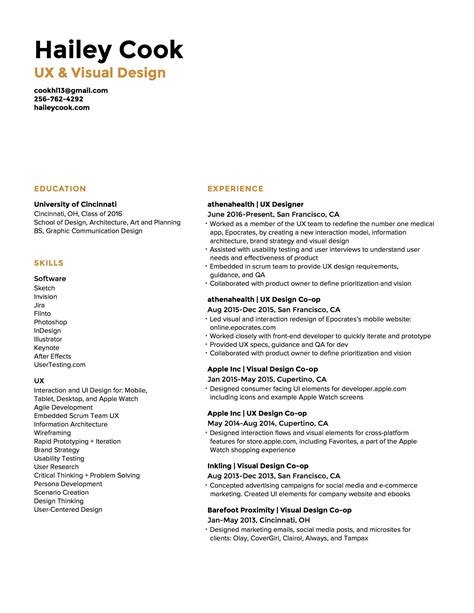 Good Resume Titles For Cooks