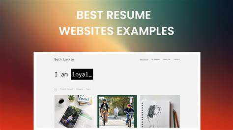 Good Resume Websites