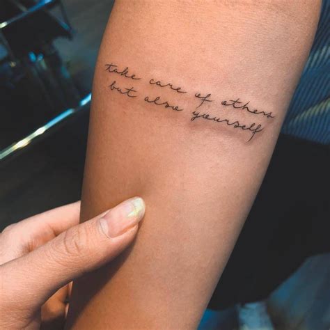 20 Small But Powerful Inspirational Quote Tattoos