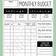 Goodnotes Budget Template
