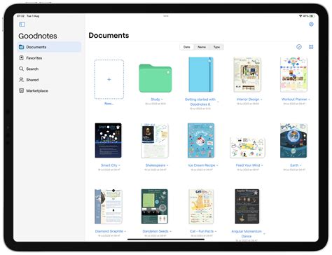 Goodnotes 6 User Interface