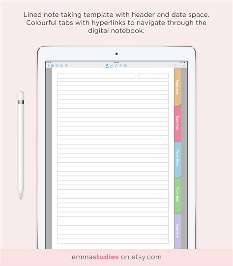 Goodnotes Digital Planner Template Free