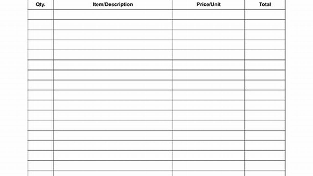 Goods Sales Receipt Template: A Comprehensive Guide to Tracking Sales Effectively