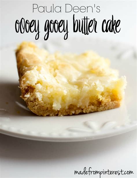 Gooey Butter Cake Recipe