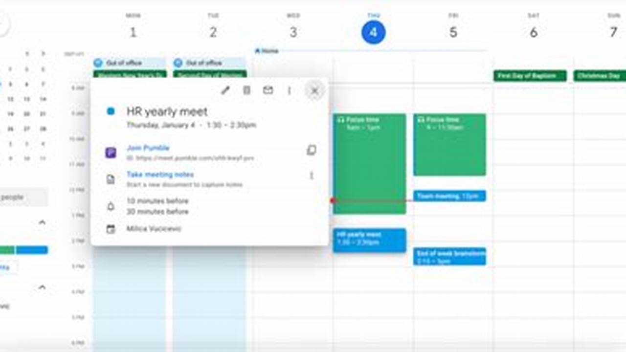Google Calendar Add Ons