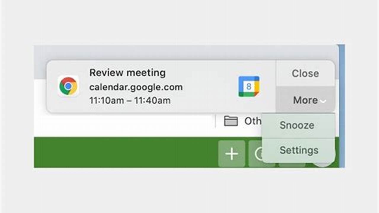 Google Calendar Desktop Notifications Chrome
