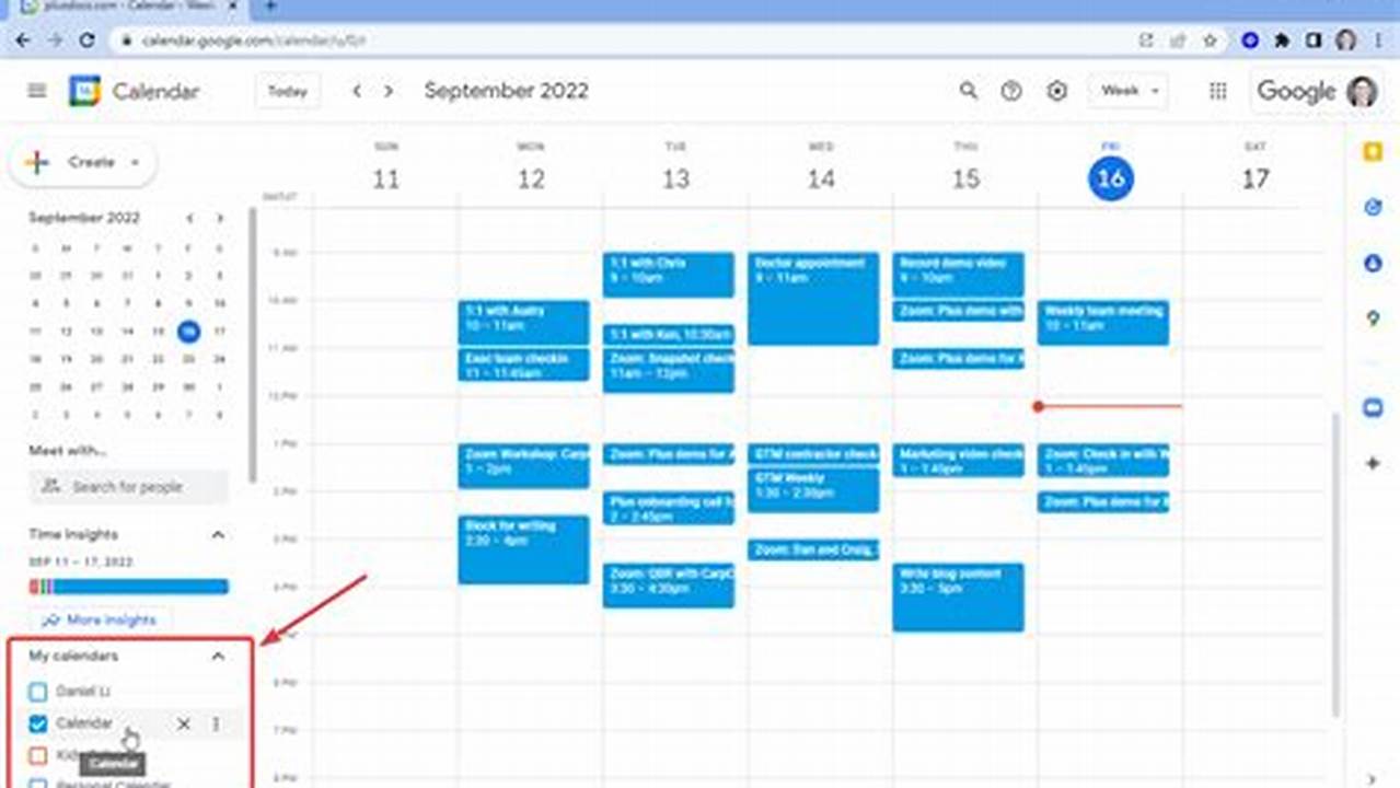 Google Calendar Embedded