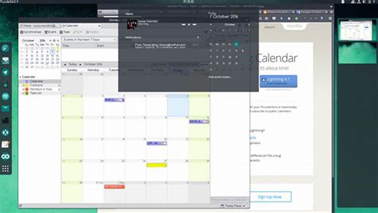 Google Calendar Linux