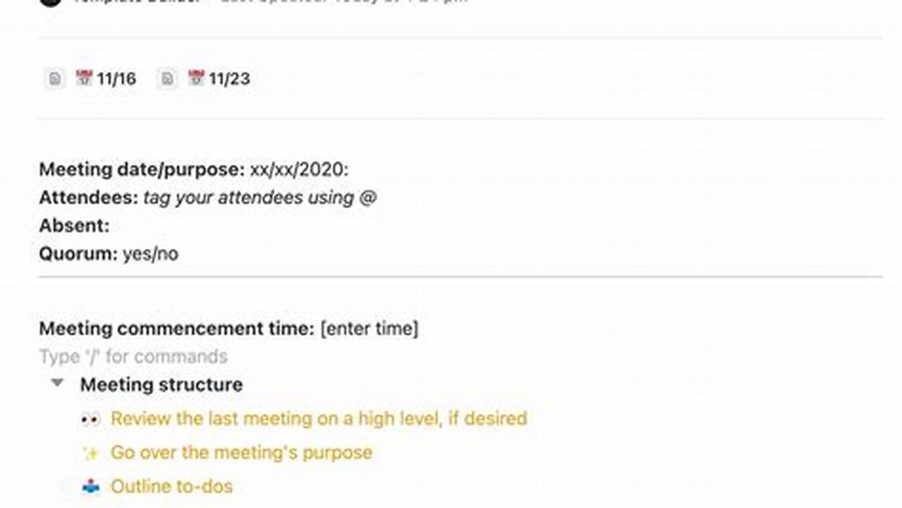 Google Calendar Meeting Notes Recurring