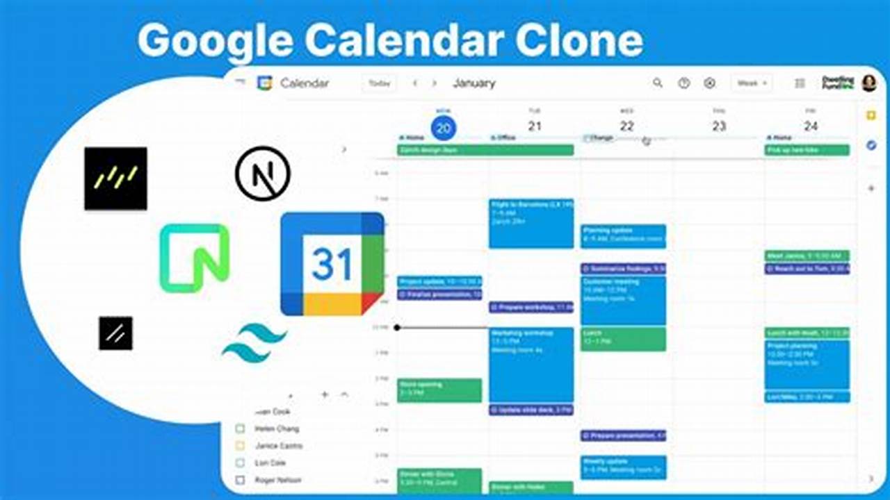 Google Calendar Nextjs