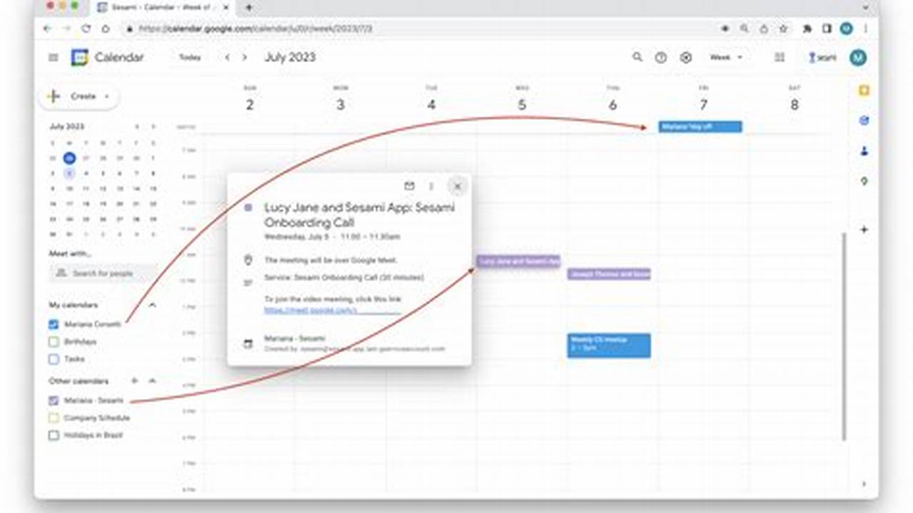 Google Calendar Notes Sync