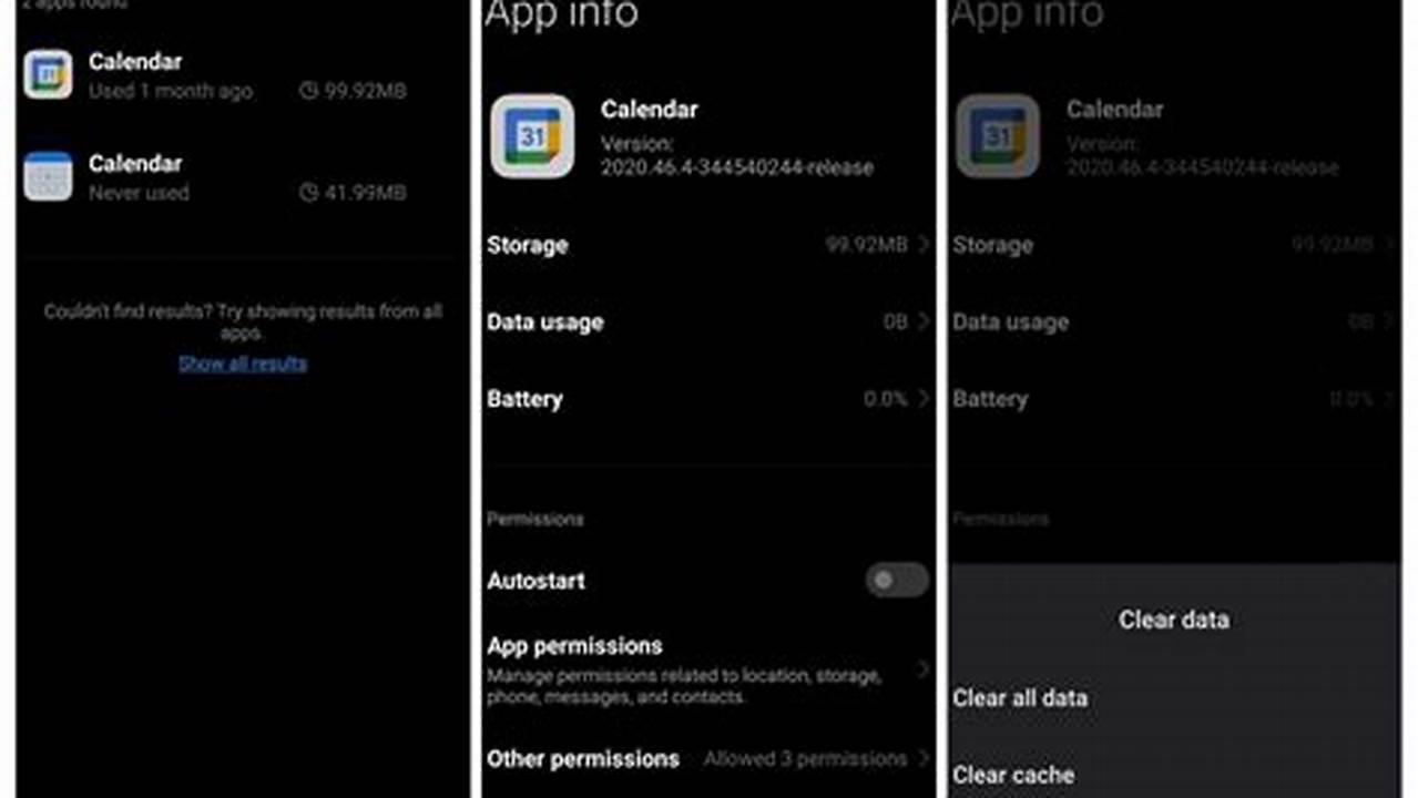 Google Calendar On Android Not Syncing