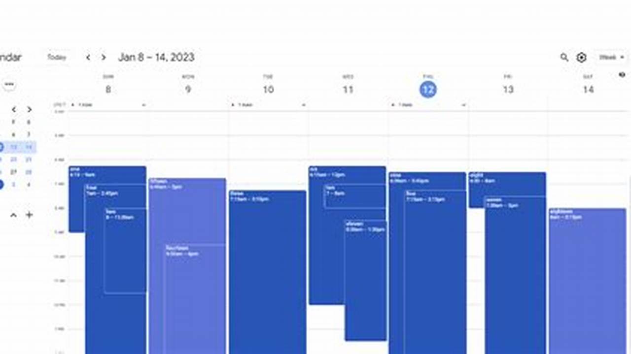 Google Calendar Source Code