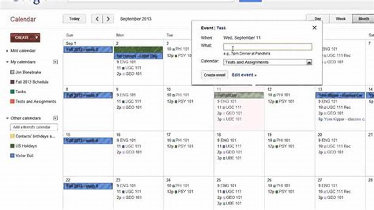 Google Calendar Task Manager