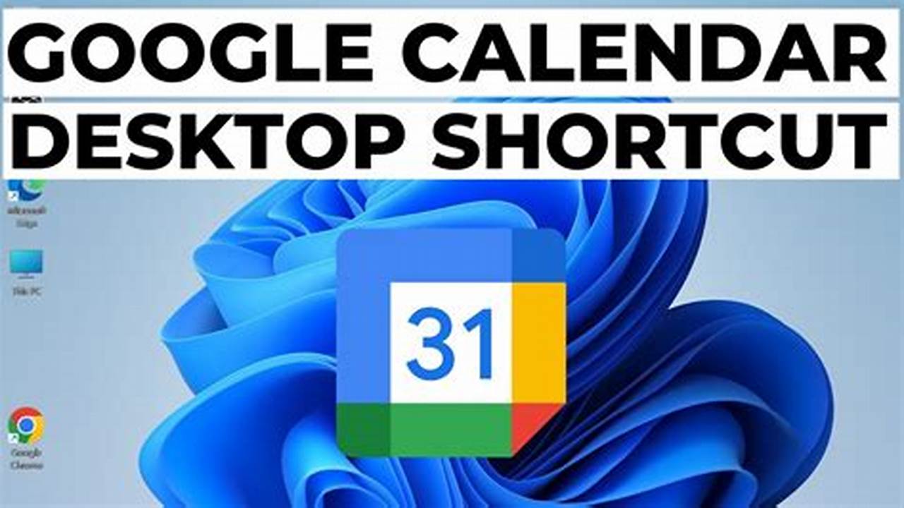 Google Calendar Windows Desktop Widget