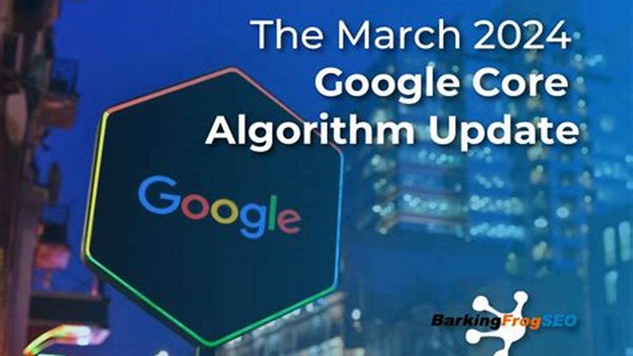 Google Core Algorithm Update March 2024