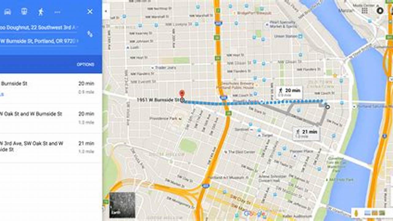 Google Maps 2024 Driving Directions Map