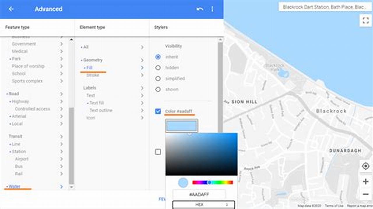 Google Maps Color Change 2024
