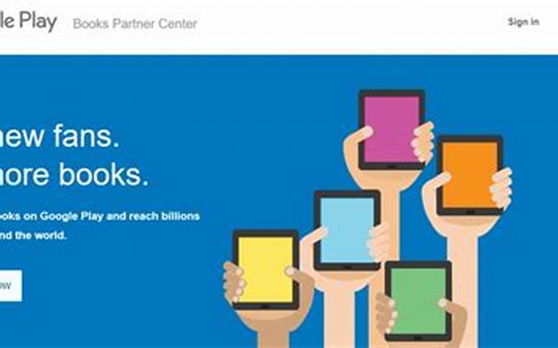 Google Play Books Partner Center