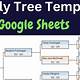 Google Sheets Family Tree Template