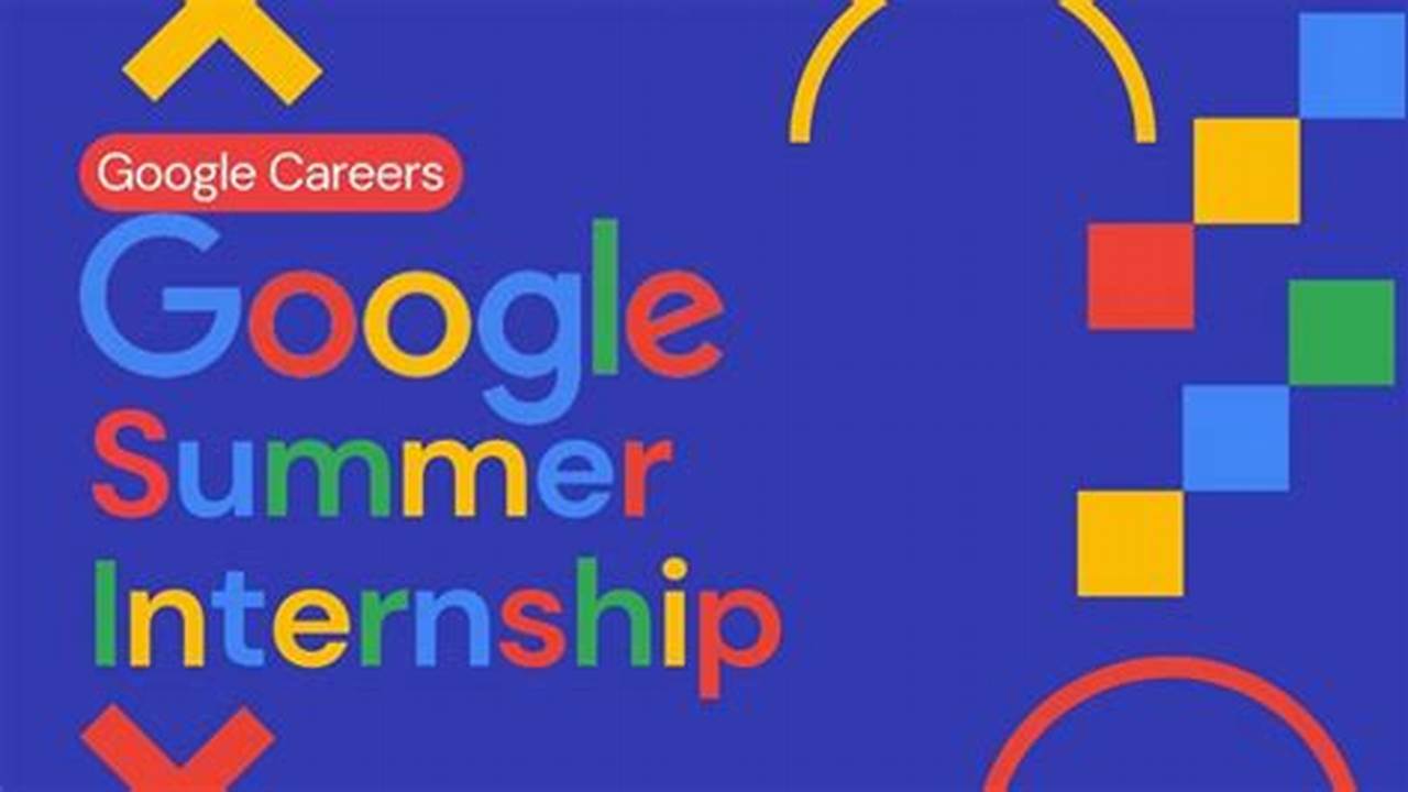 Google Software Engineering Internship Summer 2024