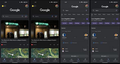 Google App’s Darker Dark Mode in Testing