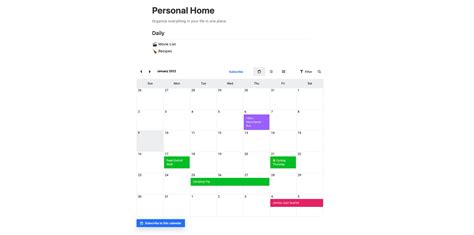 Google Calendar And Notion
