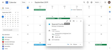 Google Calendar Resend Invite