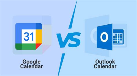 Google Calendar Vs Outlook