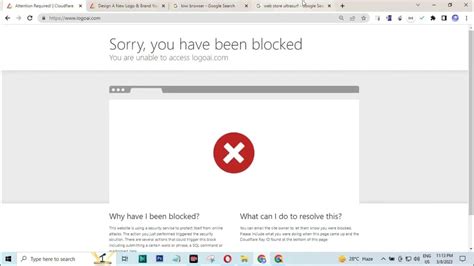 Google Chrome also blocked
