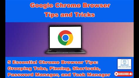 Google Chrome browser tips